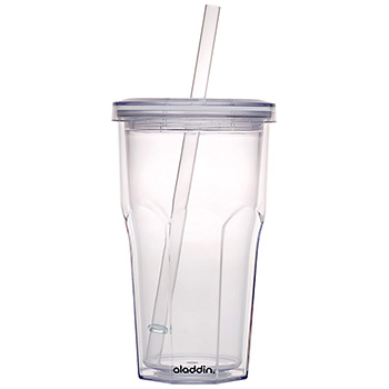 Insulated Cold To-Go Tumbler 16oz - Clear