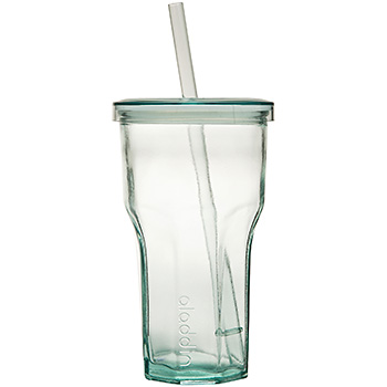 16oz Recycled Glass To Go Tumbler Bottle Green